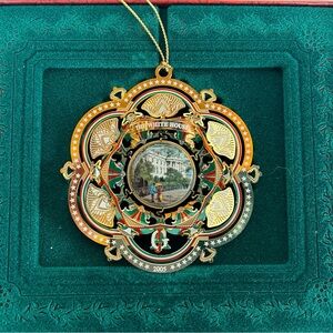 The White House Historical Assoc Christmas Ornament 2005 Collectible President